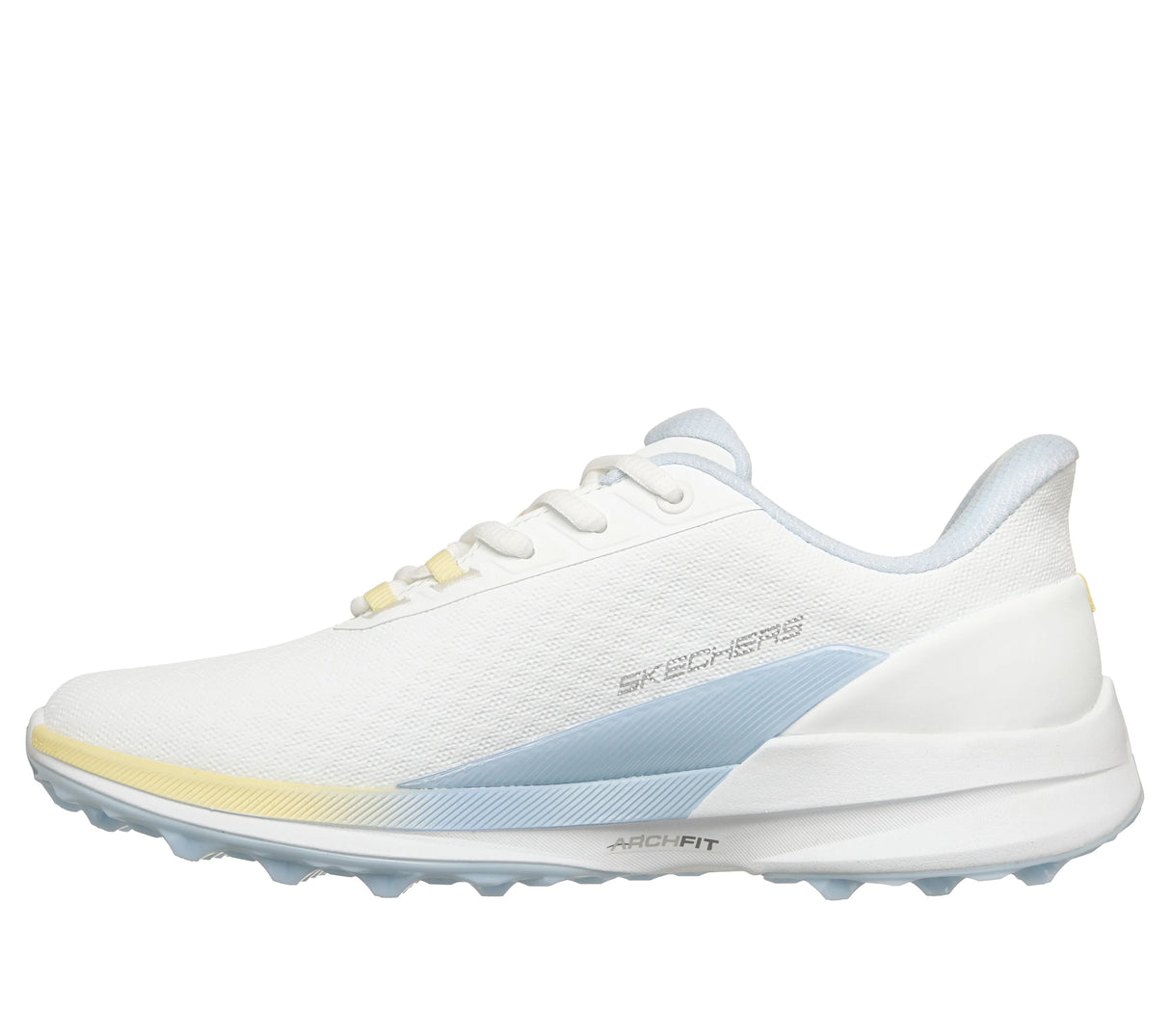 ZAPATO DE MUJER SKECHERS PURE SI SLIP-INS BLANCO / CELESTE