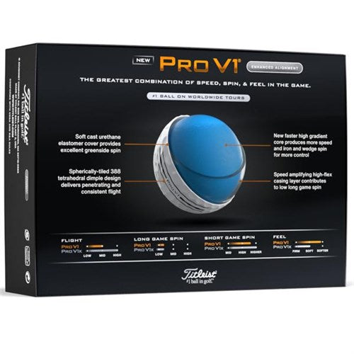 BOLAS TITLEIST PRO V1 ELONGATED ALIGN  2025
