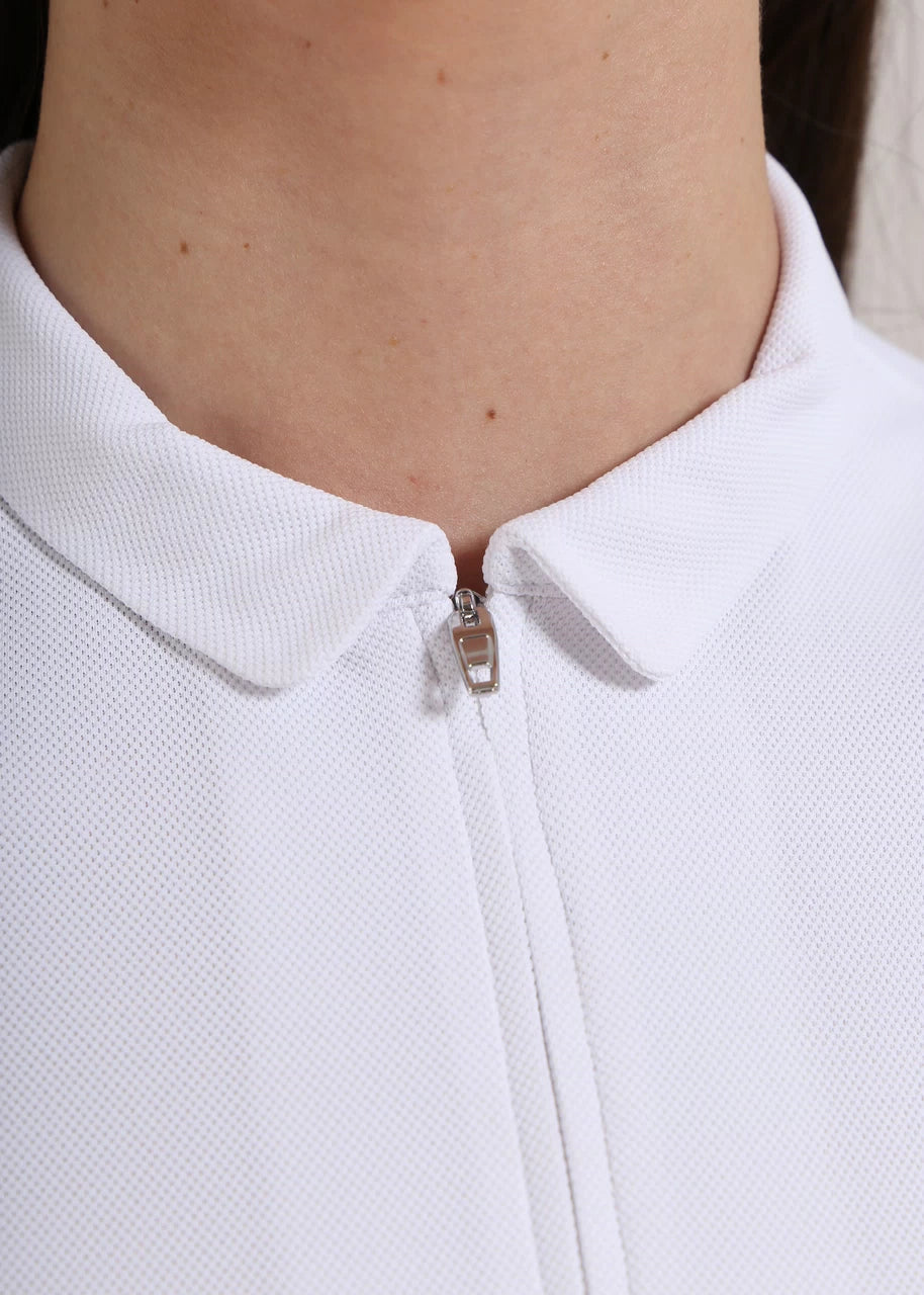 POLO DE MUJER CHERVO ASTUZIA BLANCO