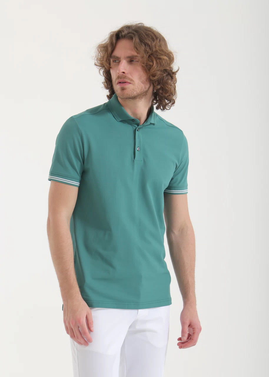 POLO CHERVO ABILITY VERDE OSCURO