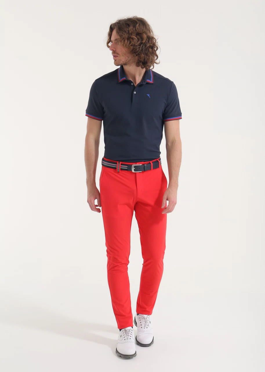 POLO CHERVO ASTOR NAVY / ROJO