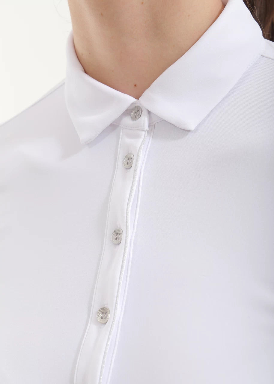 POLO DE MUJER CHERVO AMUR BLANCO