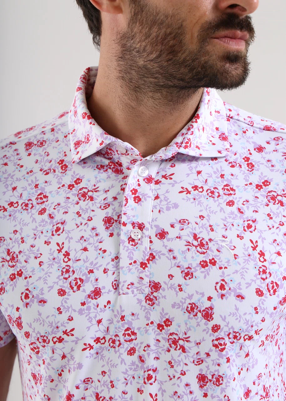 POLO CHERVO AGREE ROJO / CELESTE