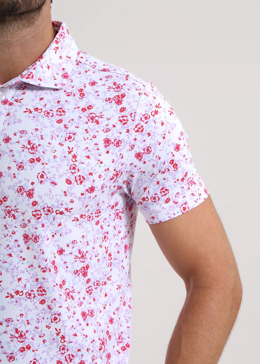 POLO CHERVO AGREE ROJO / CELESTE