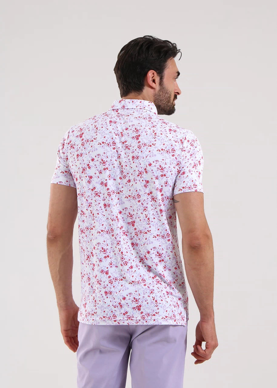 POLO CHERVO AGREE ROJO / CELESTE