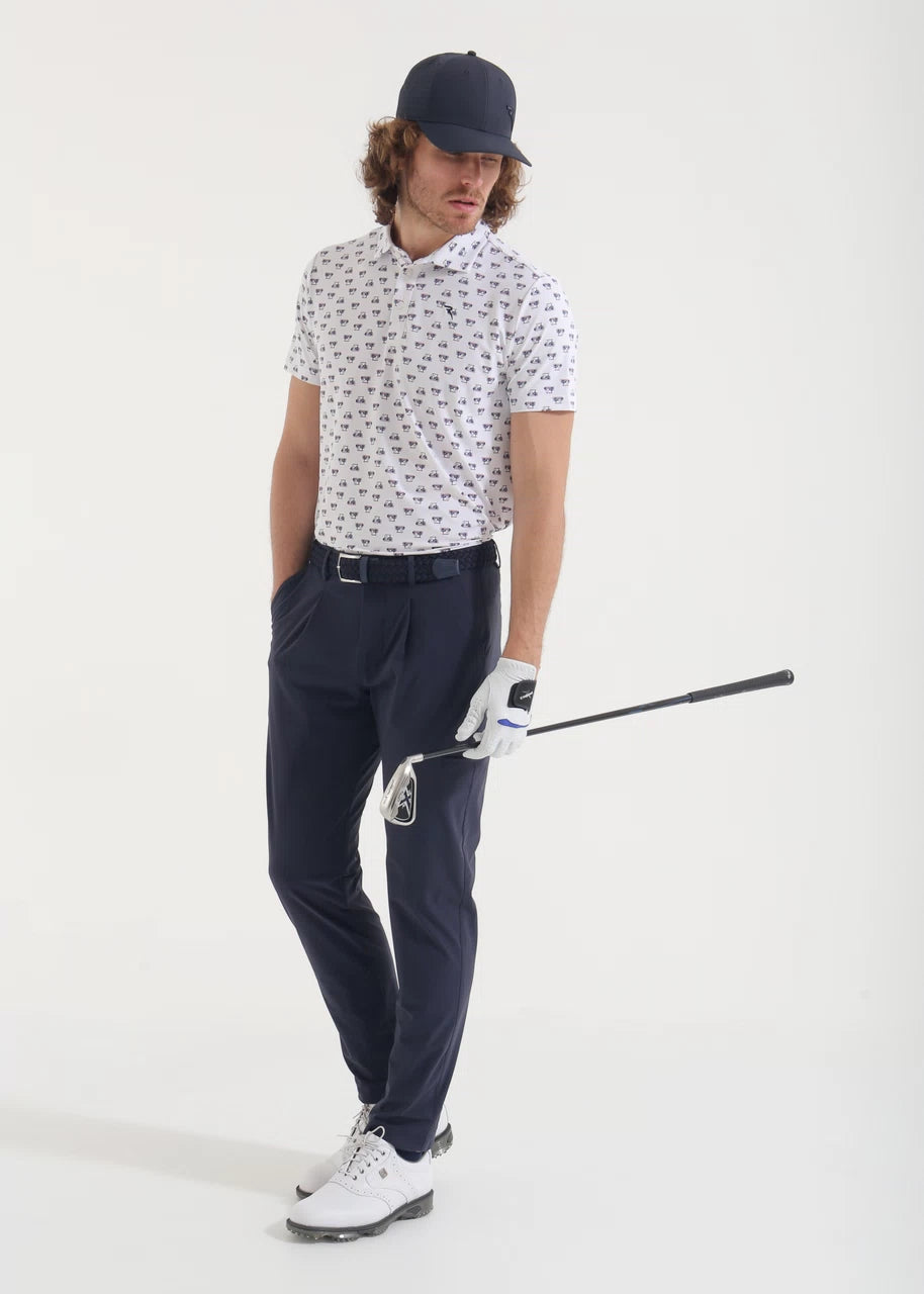 POLO CHERVO AGREE AZUL / ROJO