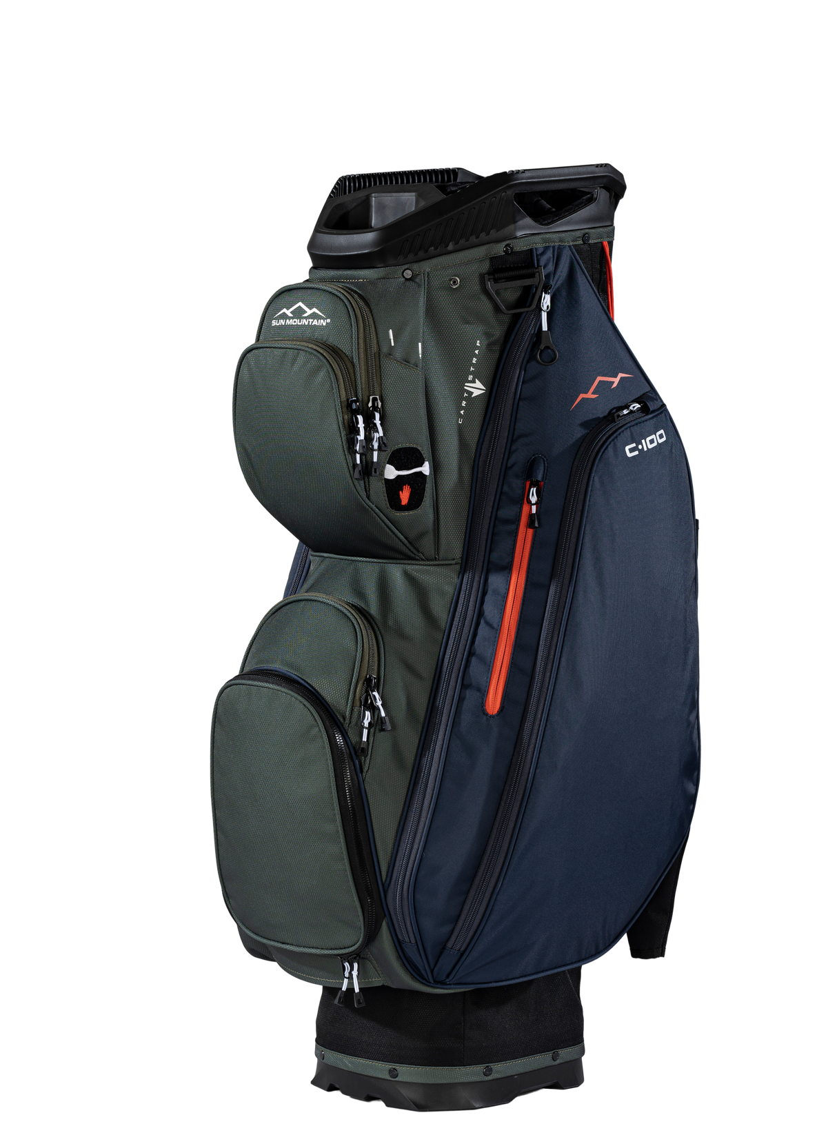 BOLSA SUN MOUNTAIN C100 14W NEGRO / OLIVA/ROJO