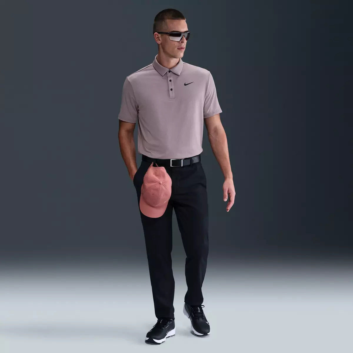 POLO NIKE DF TOUR HEATHER