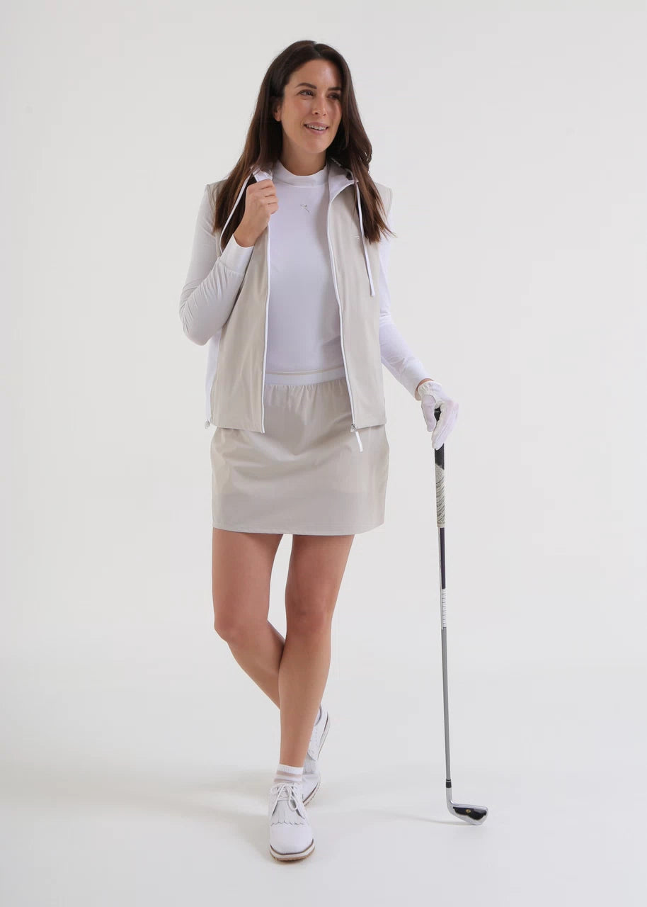 CHALECO DE MUJER CHERVO PLAISIR BEIGE