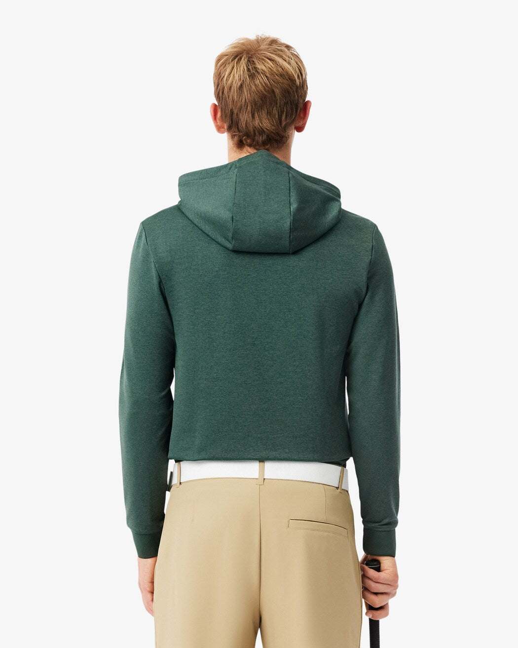 JERSEY LACOSTE PERFORMANCE MIDLAYER VERDE