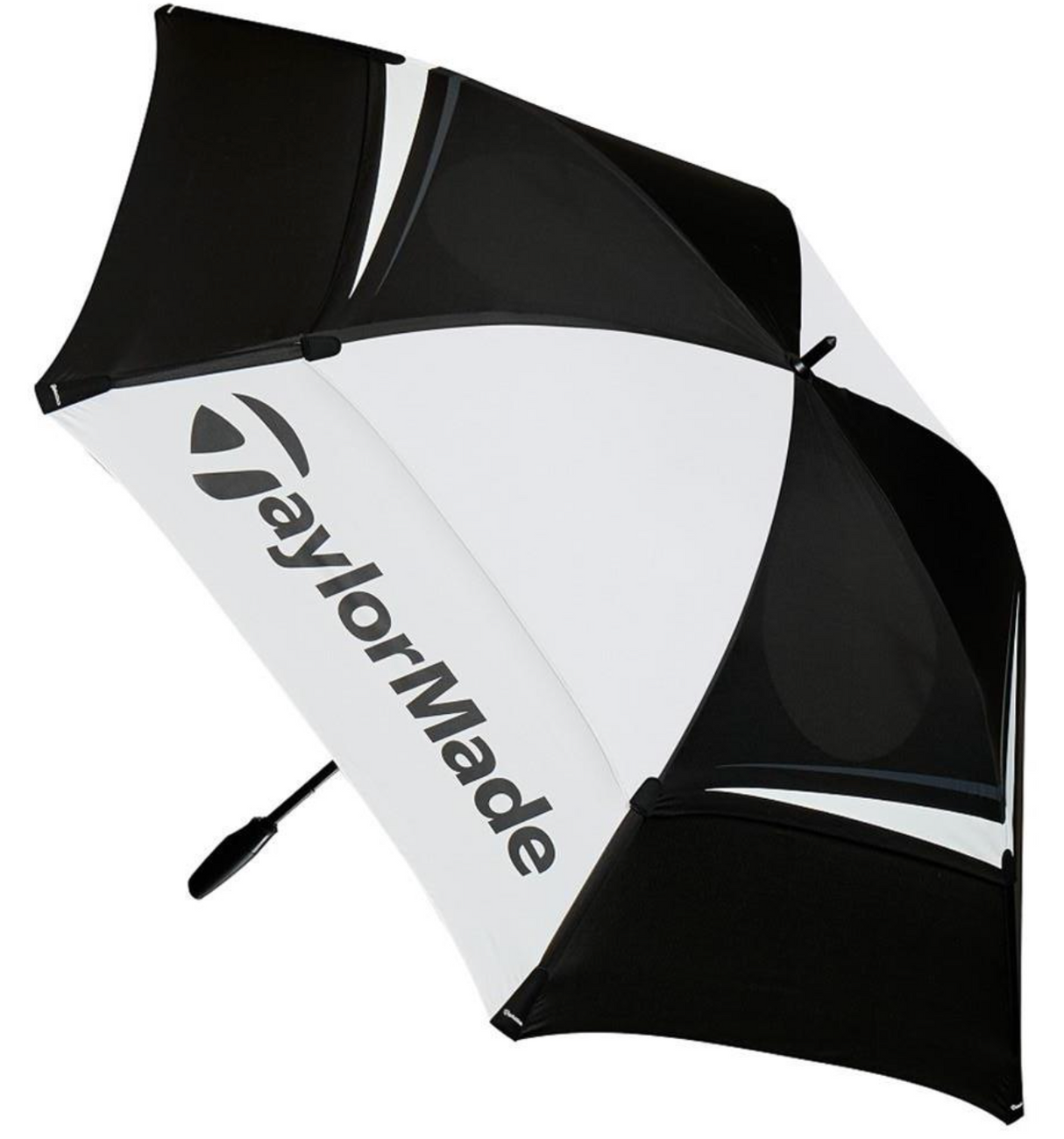 TAYLORMADE PARAGUAS DOUBLE CANOPY 68" NEGRO/BLANCO