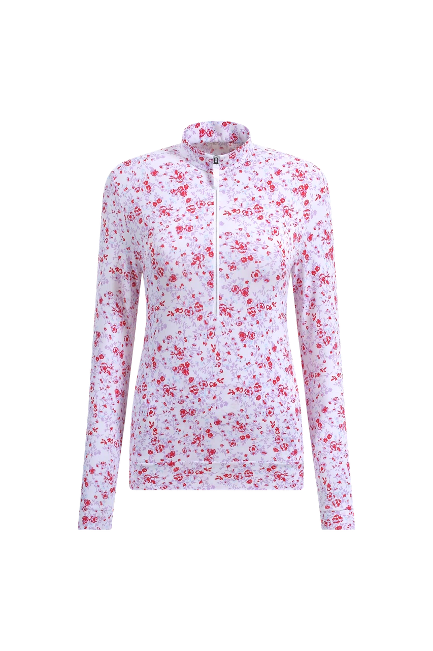 TROYER DE MUJER CHERVO TRISHA ROJO / CELESTE