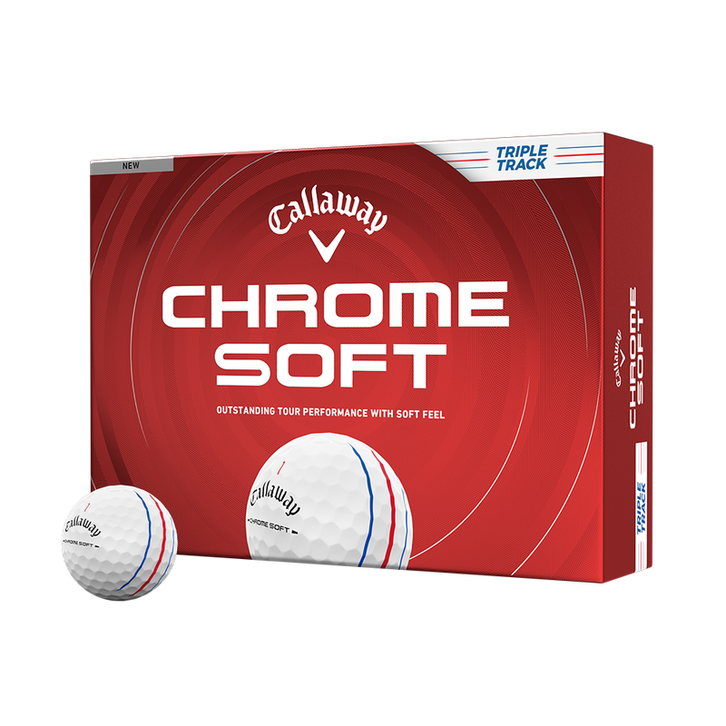 BOLAS CALLAWAY CHROME SOFT TRIPLE TRACK 2026