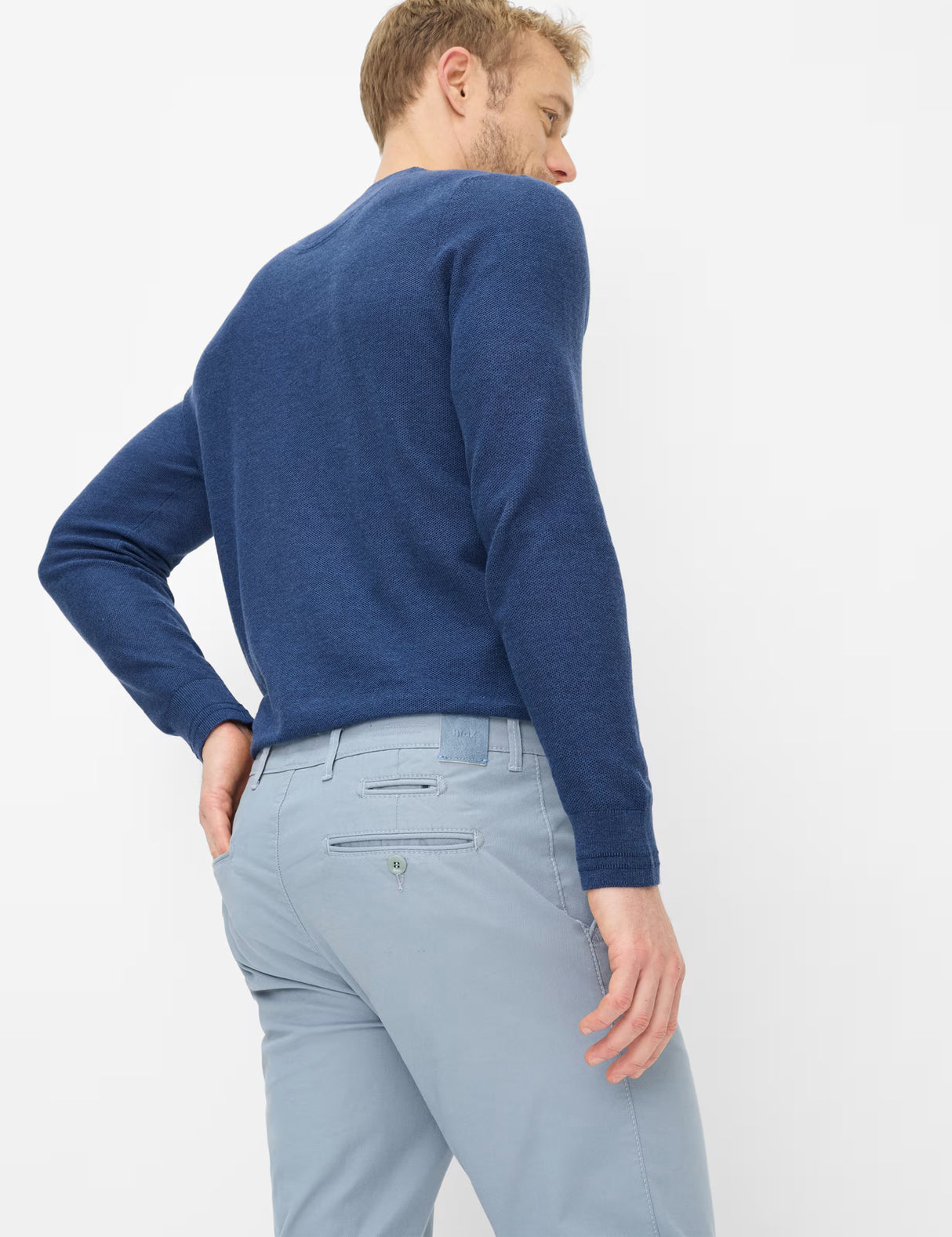 PANTALON BRAX FABIO IN AZUL