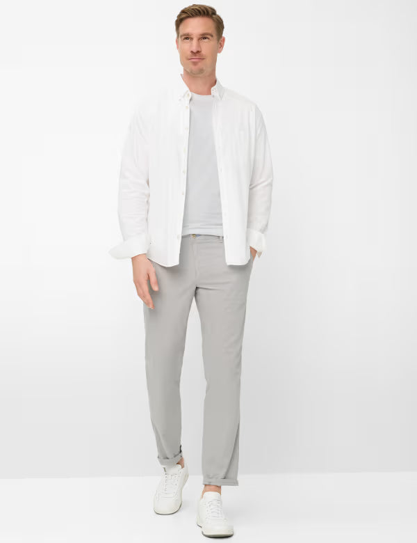 PANTALON BRAX FABIO IN GRIS CLARO