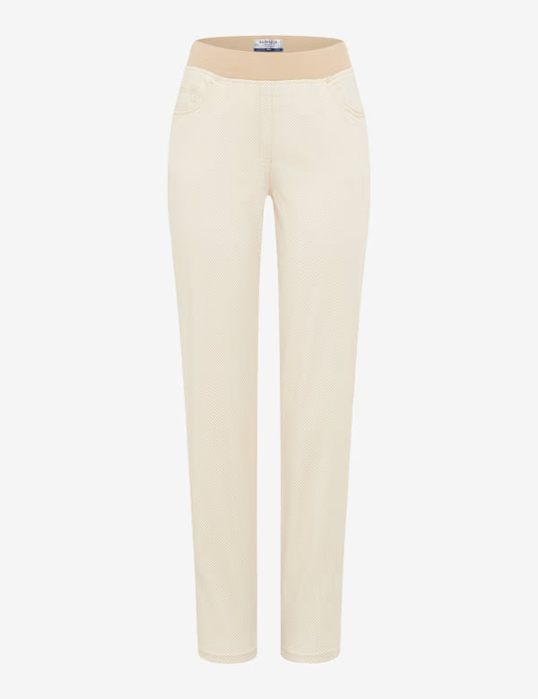 PANTALON DE MUJER BRAX PAMINA 6/8 BEIGE