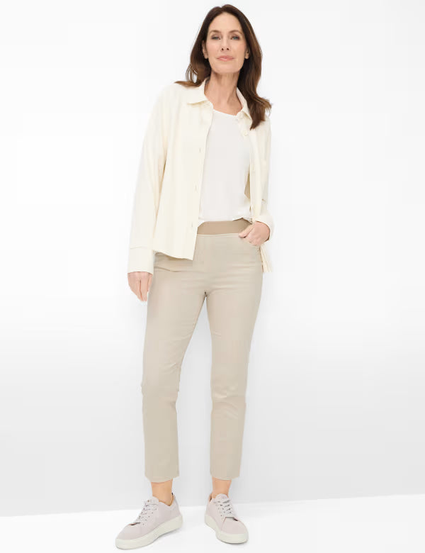 PANTALON DE MUJER BRAX PAMINA 6/8 BEIGE