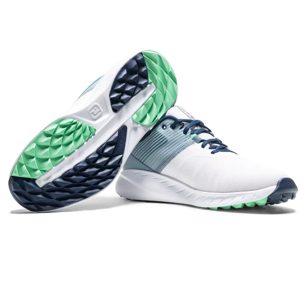 ZAPATO FOOTJOY FLEX BLANCO / AZUL/VERDE
