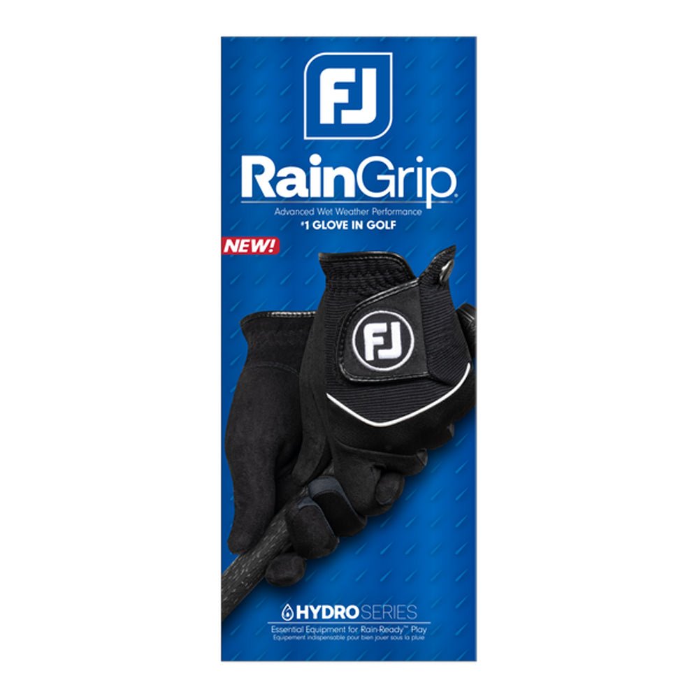 Guante FootJoy RainGrip mujer negro - detalle