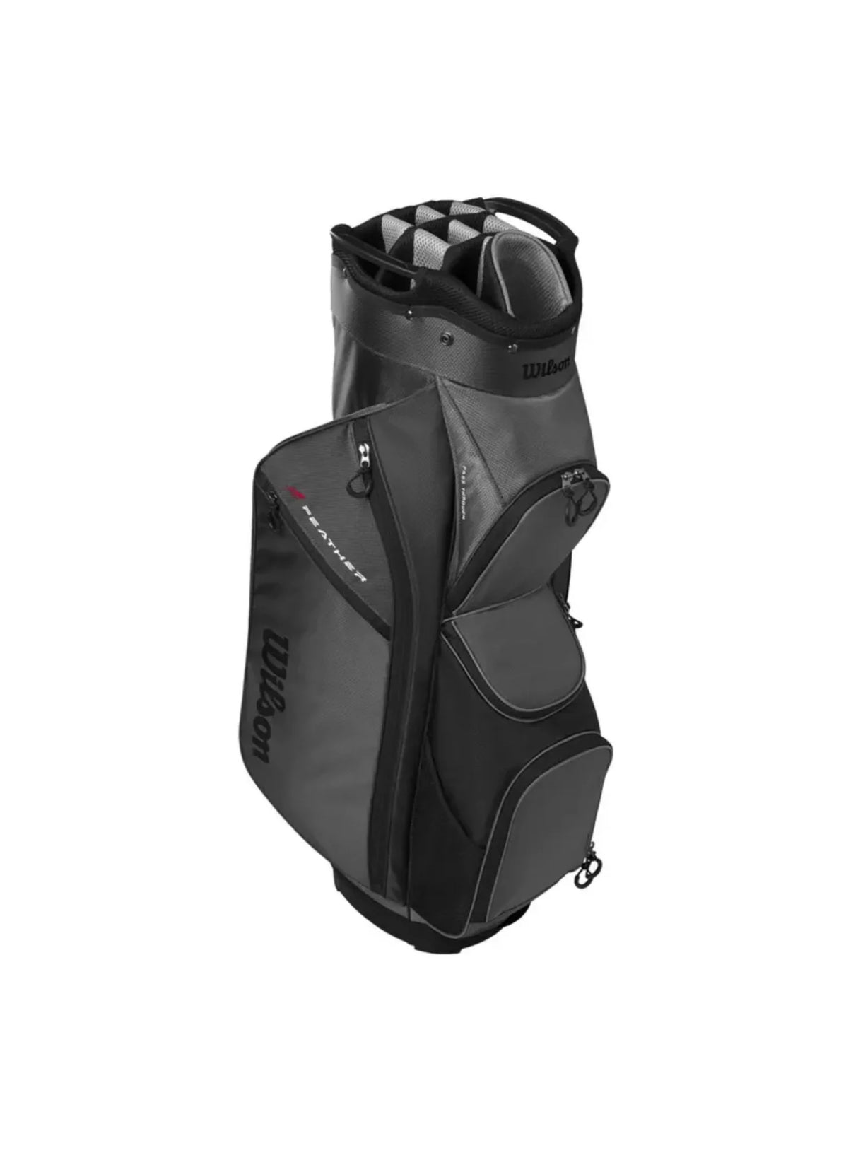 BOLSA WILSON FEATHER GRIS / NEGRO