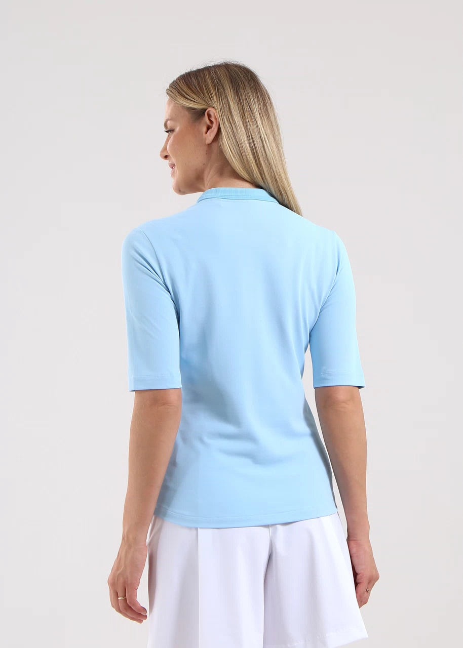 POLO DE MUJER CHERVO APPARIRE CELESTE