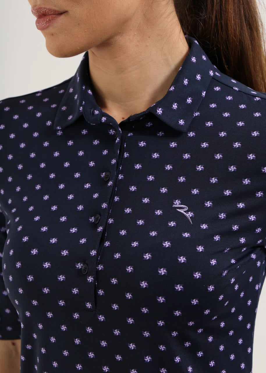 POLO DE MUJER CHERVO ARIELE BLANCO / NAVY