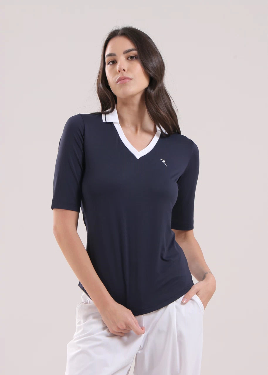 POLO DE MUJER CHERVO ALBENGA NAVY