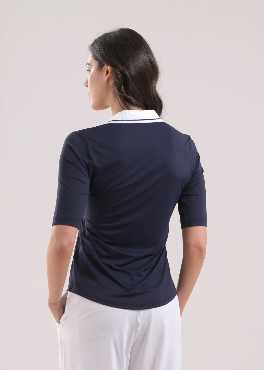 POLO DE MUJER CHERVO ALBENGA NAVY