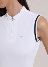 POLO DE MUJER CHERVO ASTUZIA BLANCO