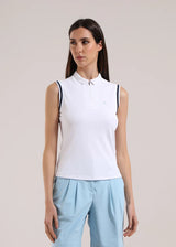 POLO DE MUJER CHERVO ASTUZIA BLANCO