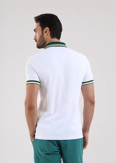 POLO CHERVO ASTOR BLANCO / VERDE