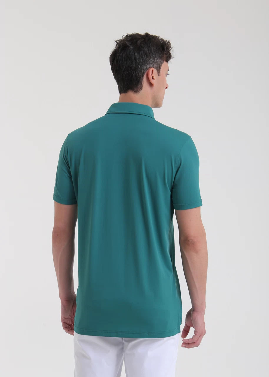 POLO CHERVO ADAPT VERDE OSCURO