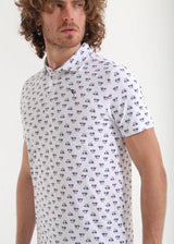 POLO CHERVO AGREE AZUL / ROJO