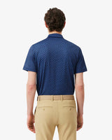 POLO LACOSTE PERFORMANCE PRINT NAVY / BLANCO
