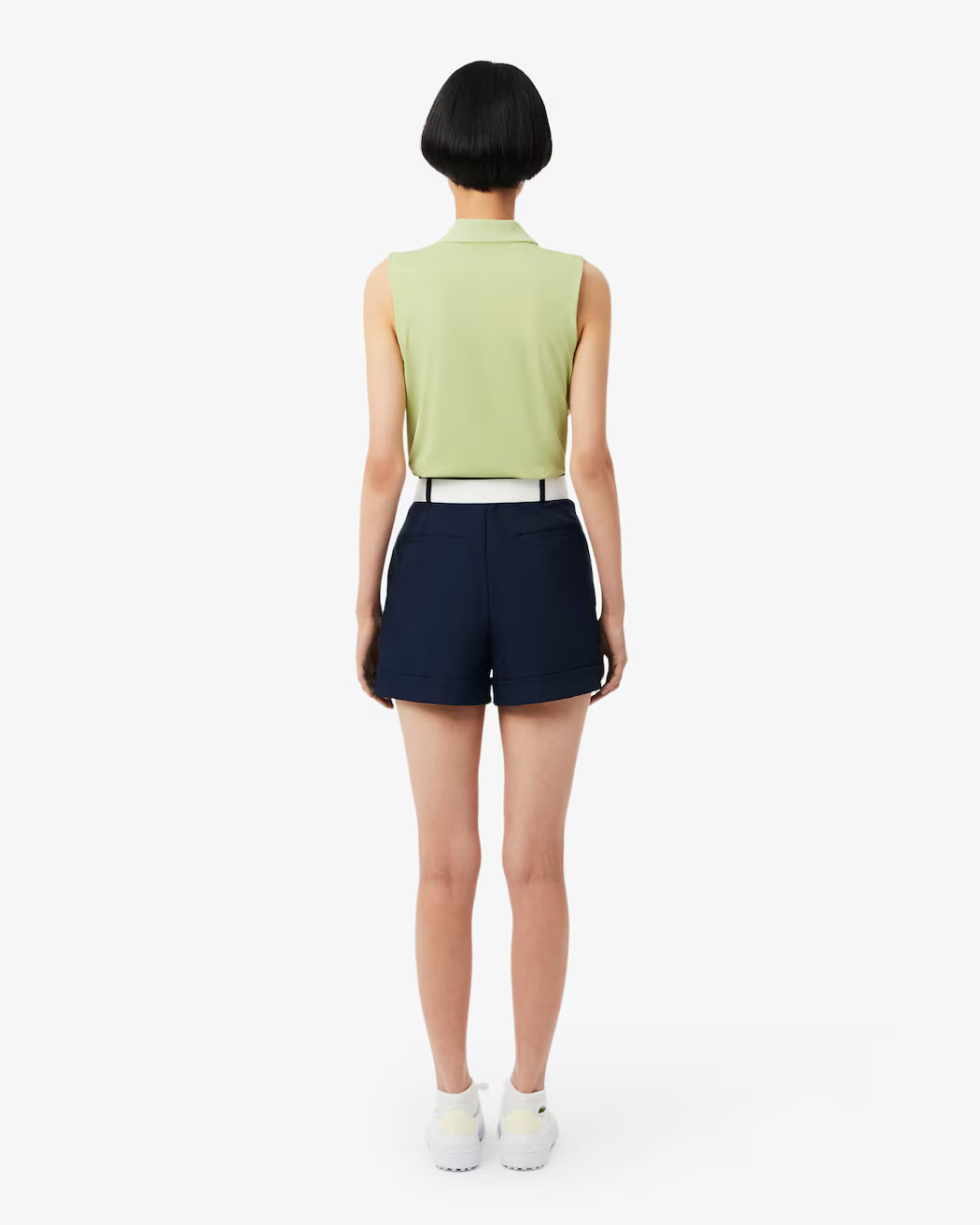 BERMUDA DE MUJER LACOSTE BOTTOMS NAVY