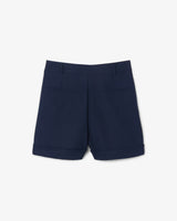 BERMUDA DE MUJER LACOSTE BOTTOMS NAVY