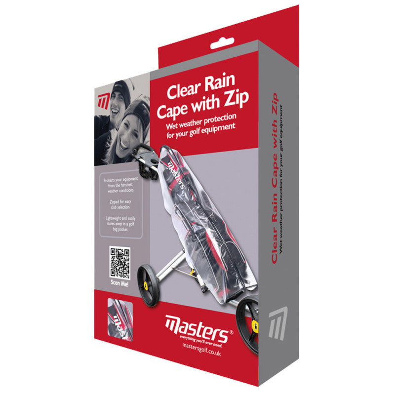 FUNDA DE LLUVIA PARA BOLSA DE PALOS MASTERS CLEAR RAIN