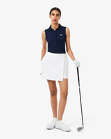 FALDA DE MUJER LACOSTE NEW GOLF BLANCO