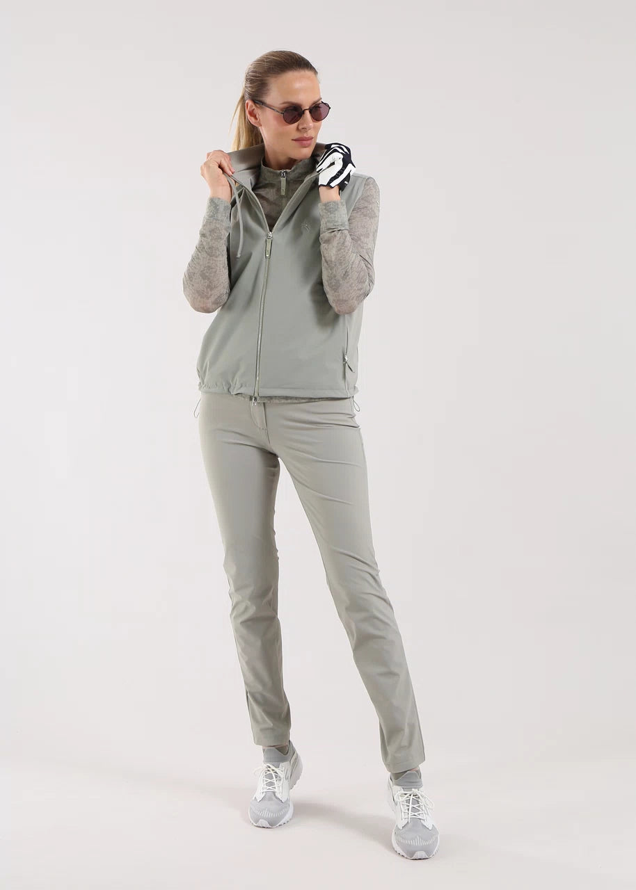 CHALECO DE MUJER CHERVO PLAISIR KHAKI