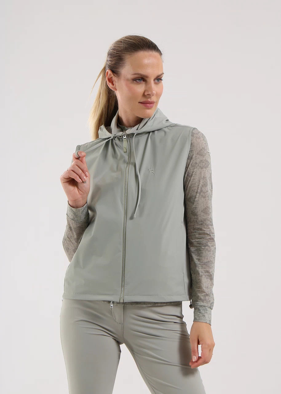 CHALECO DE MUJER CHERVO PLAISIR KHAKI