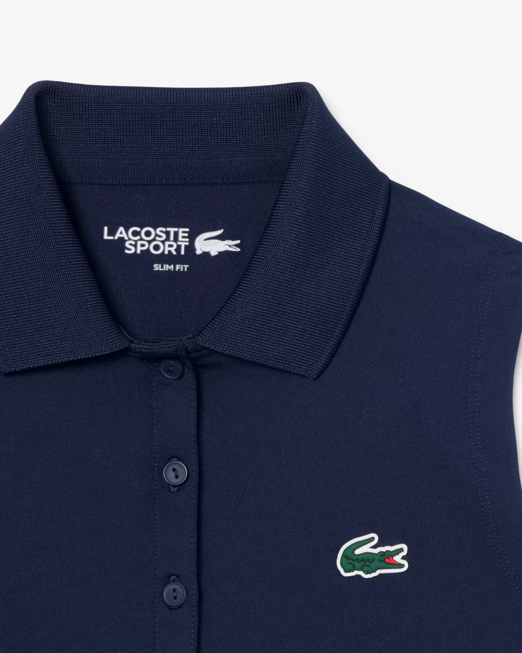 POLO DE MUJER LACOSTE SLEEVELESS POLO NAVY