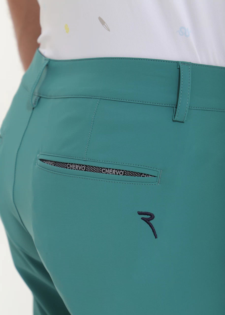 PANTALON CHERVO SASSETTO VERDE OSCURO