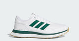 Adidas S2G 26 Leather Spikeless Golf Shoes Blanco/Verde JQ9311