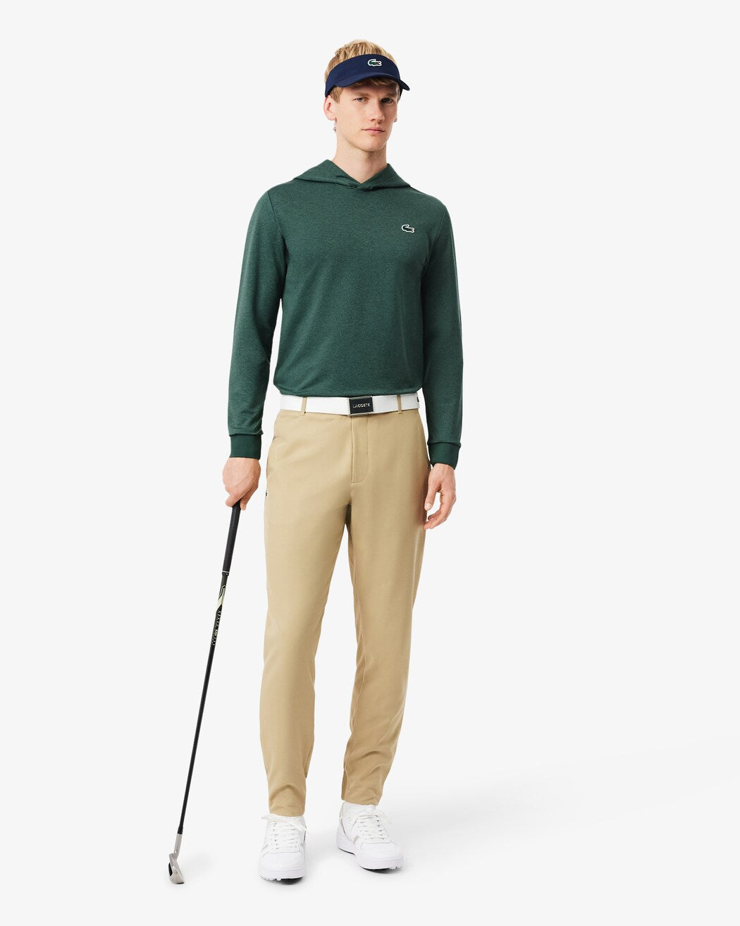 JERSEY LACOSTE PERFORMANCE MIDLAYER VERDE