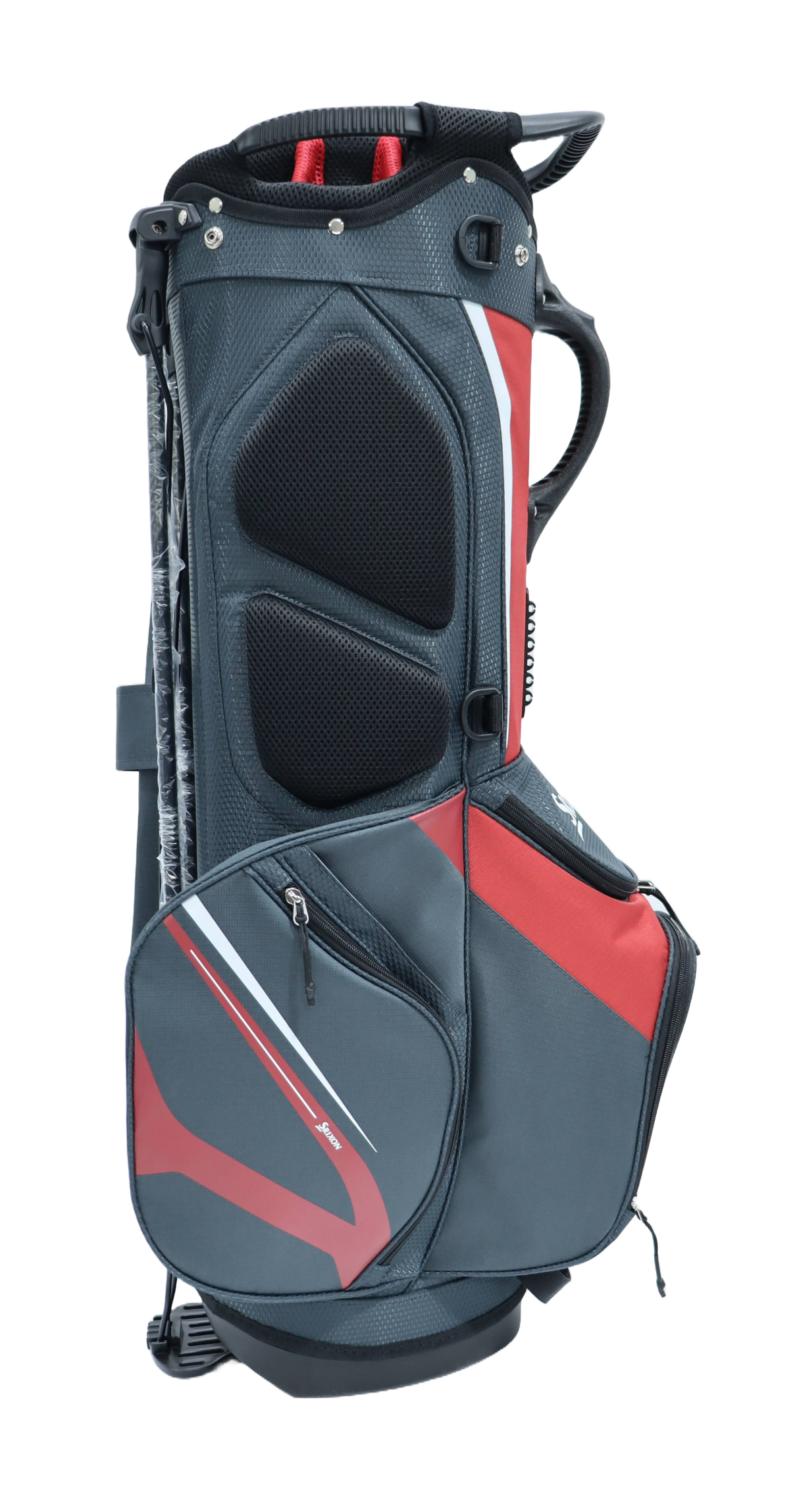 BOLSA SRIXON SATURDAY CHARCOAL / ROJO