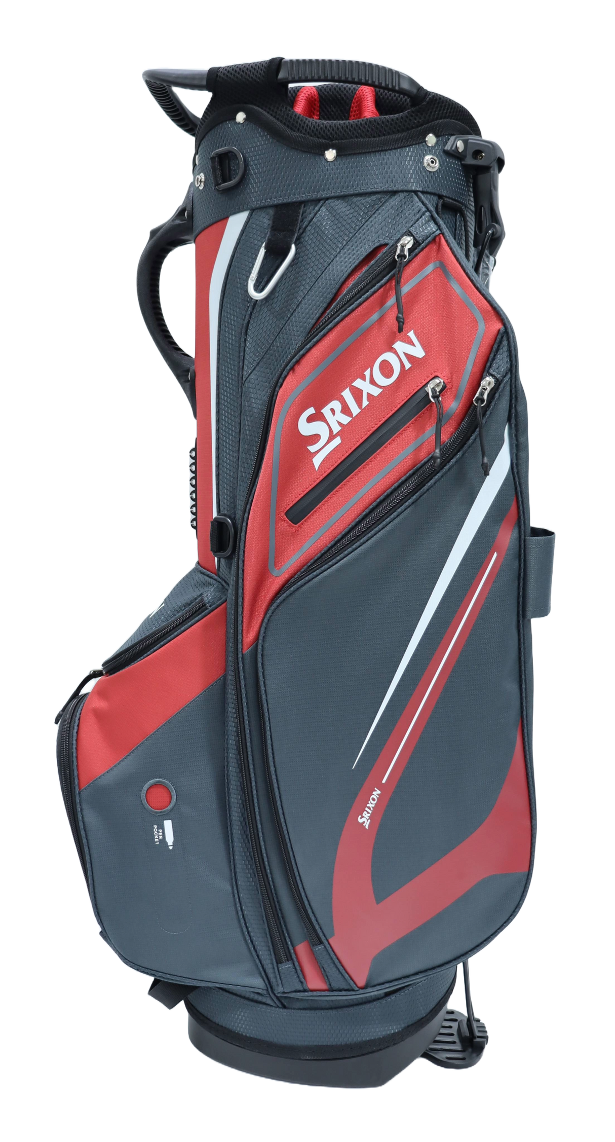 BOLSA SRIXON SATURDAY CHARCOAL / ROJO