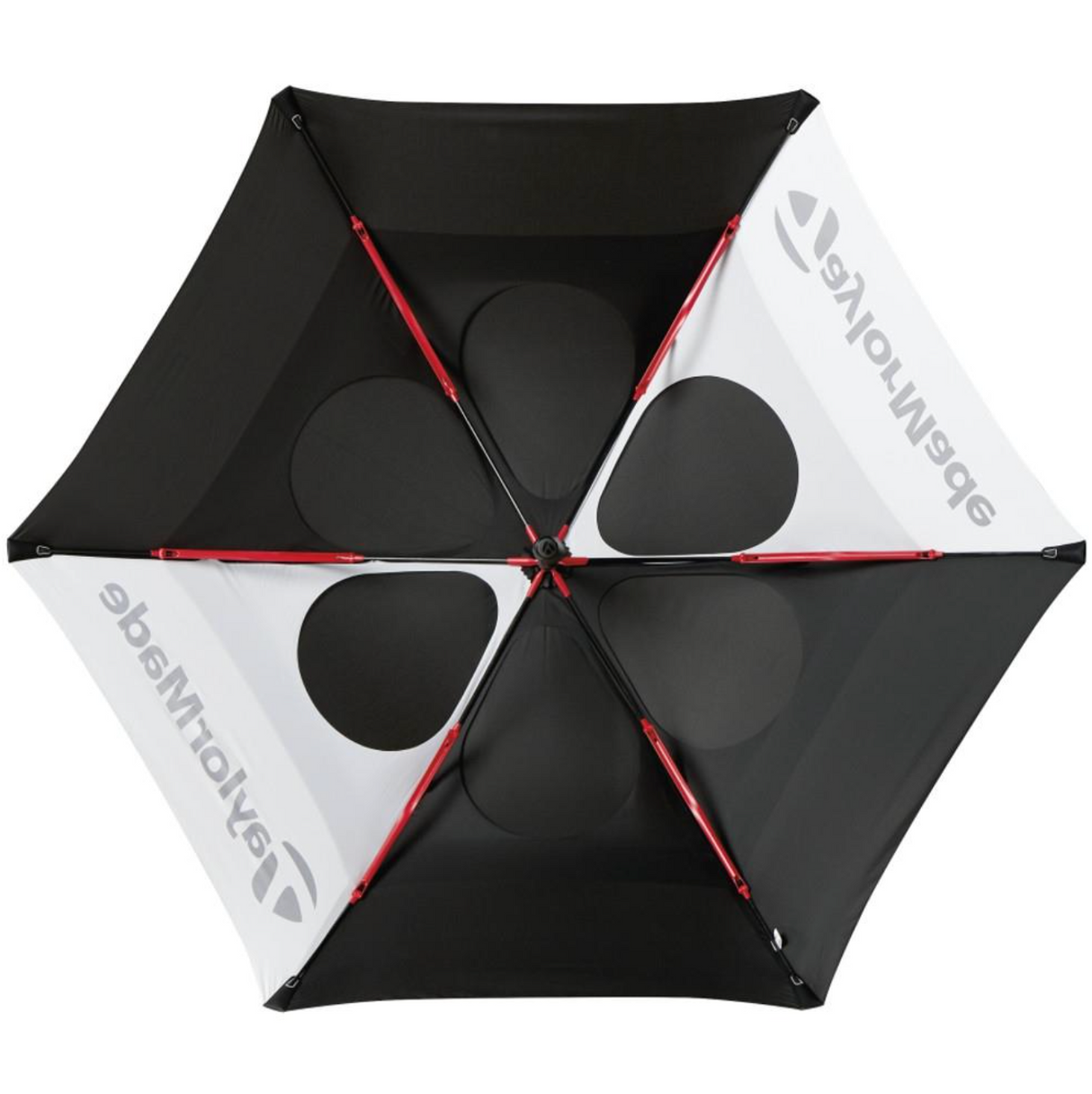 TAYLORMADE PARAGUAS DOUBLE CANOPY 68" NEGRO/BLANCO