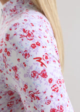 TROYER DE MUJER CHERVO TRISHA ROJO / CELESTE