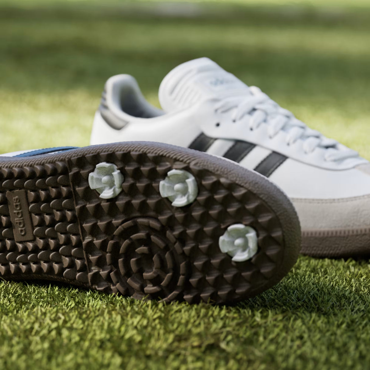 ZAPATO DE MUJER ADIDAS SAMBA GOLF BLANCO / NEGRO/MARRON