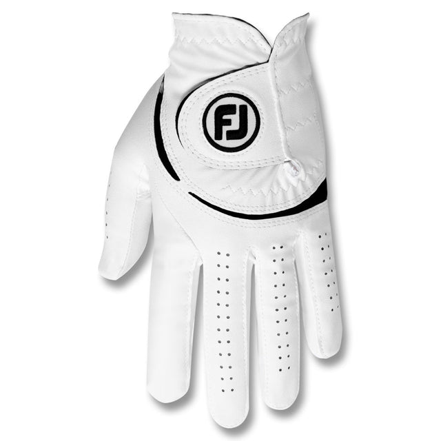 Guante FootJoy WeatherSof blanco - guante de golf hombre
